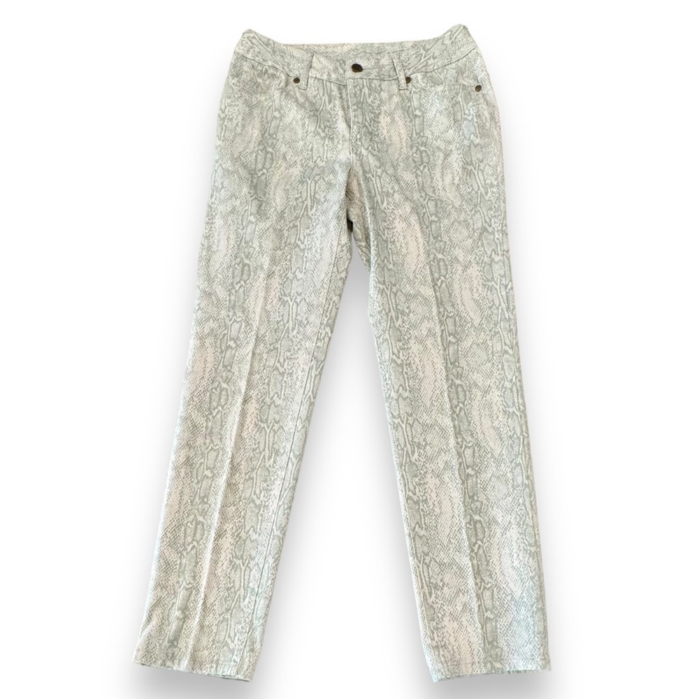 NWOT Women with Control Size 4P Python Print Jeans with Pockets